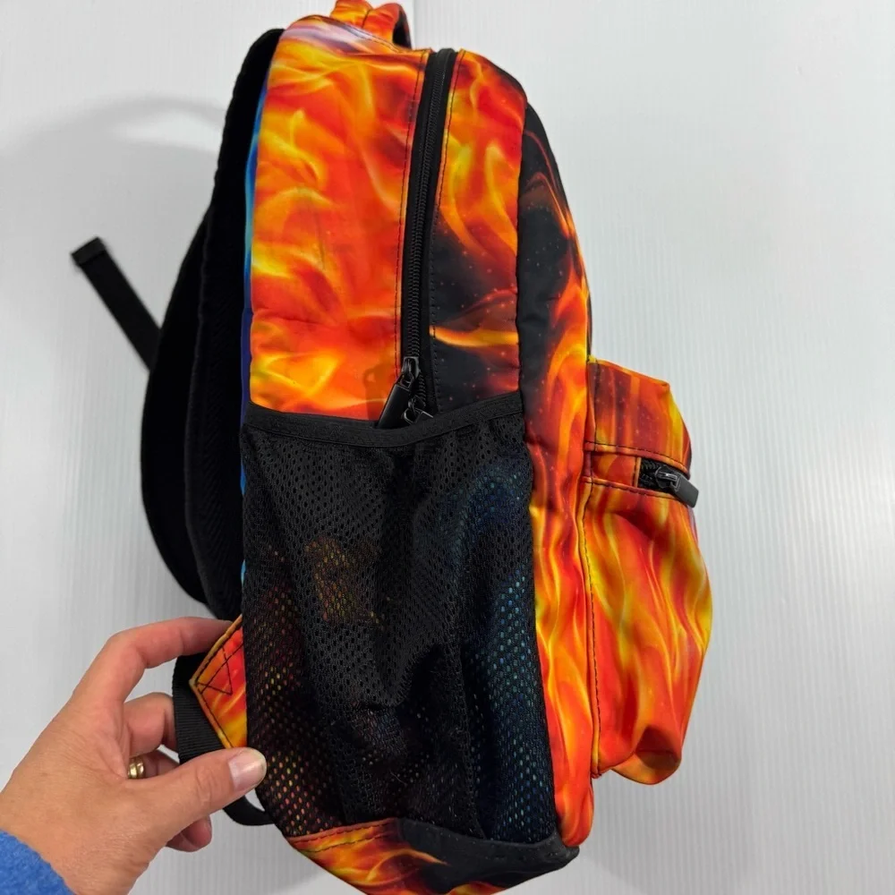 80. Boys Flame Pattern Backpack
